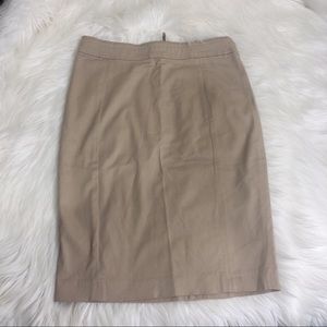 H&M tan color midi skirt